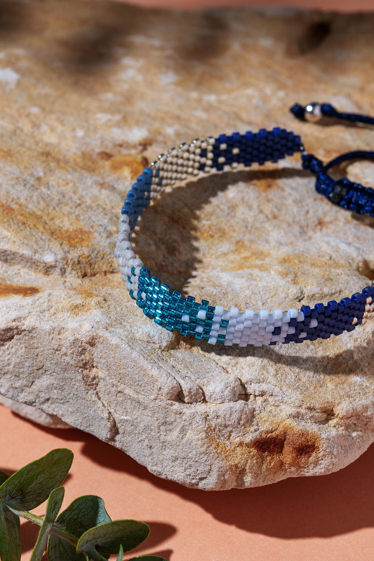 SANTA MARTA Pulsera Tejida en Azul