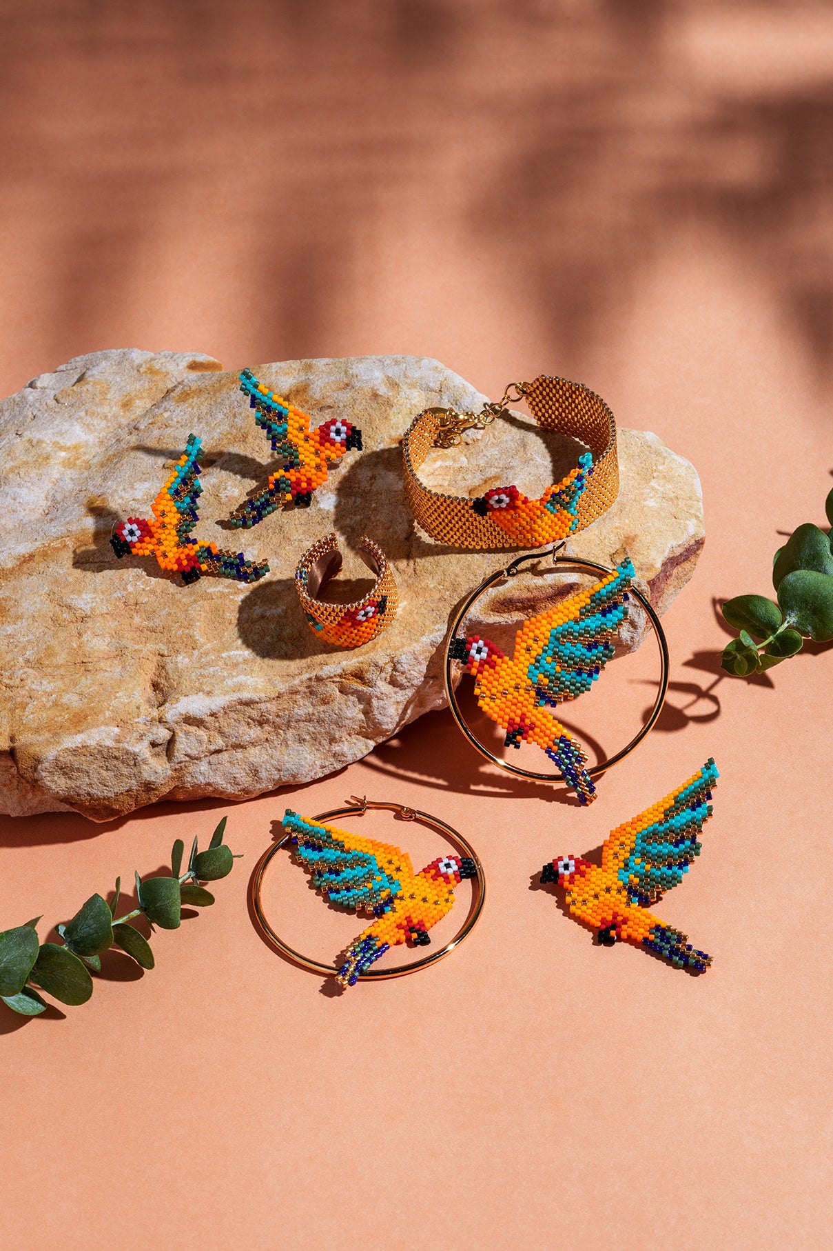 AMAZONAS Aretes de Guacamayas